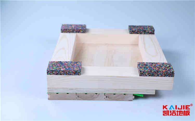 橡膠木籃球場實木地板一般多少錢？