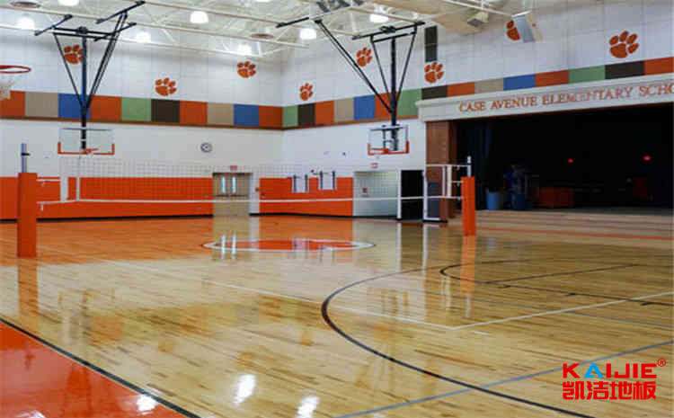 廣東硬木企口籃球地板安裝