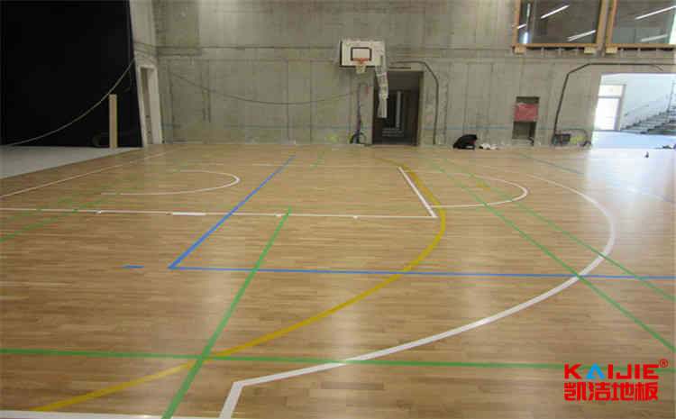 楓木風雨操場運動地板雙層龍骨結構