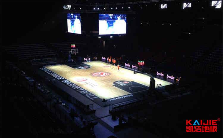 拼接板NBA籃球場木地板規格