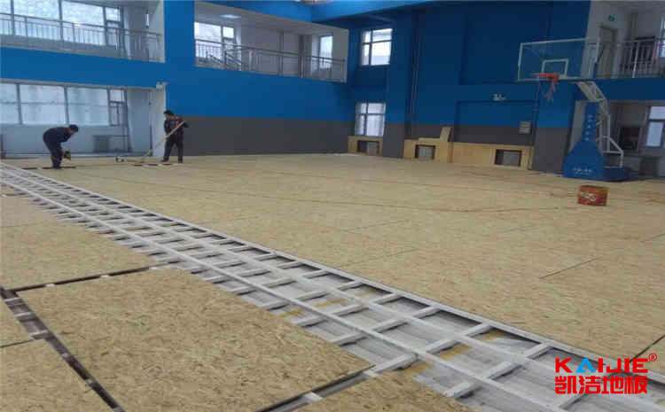 上海專用實木運動地板結構