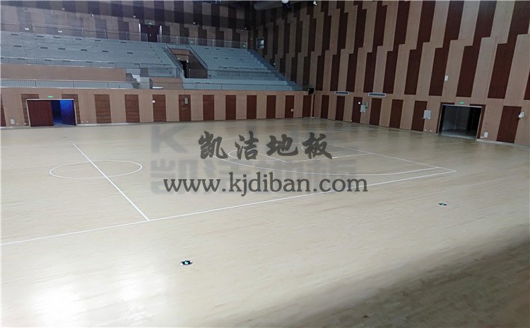 安徽宣城郎溪縣體育館木地板案例